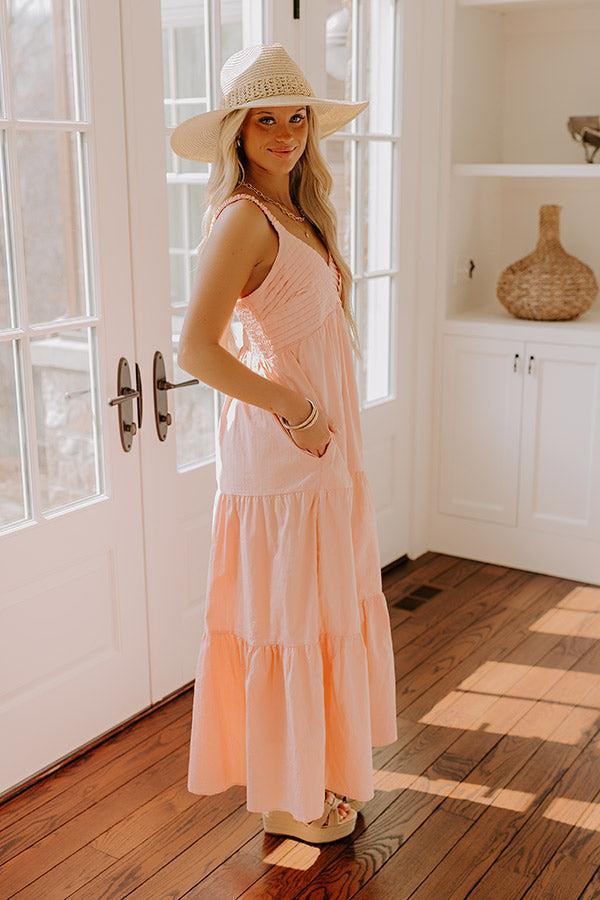 Sunny Horizon Maxi Dress in Blooming Dahlia Product Image