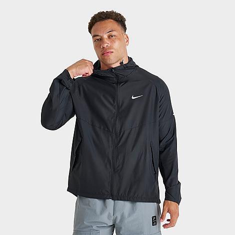 Nike Mens Repel Miler Running Jacket in Black Product Image