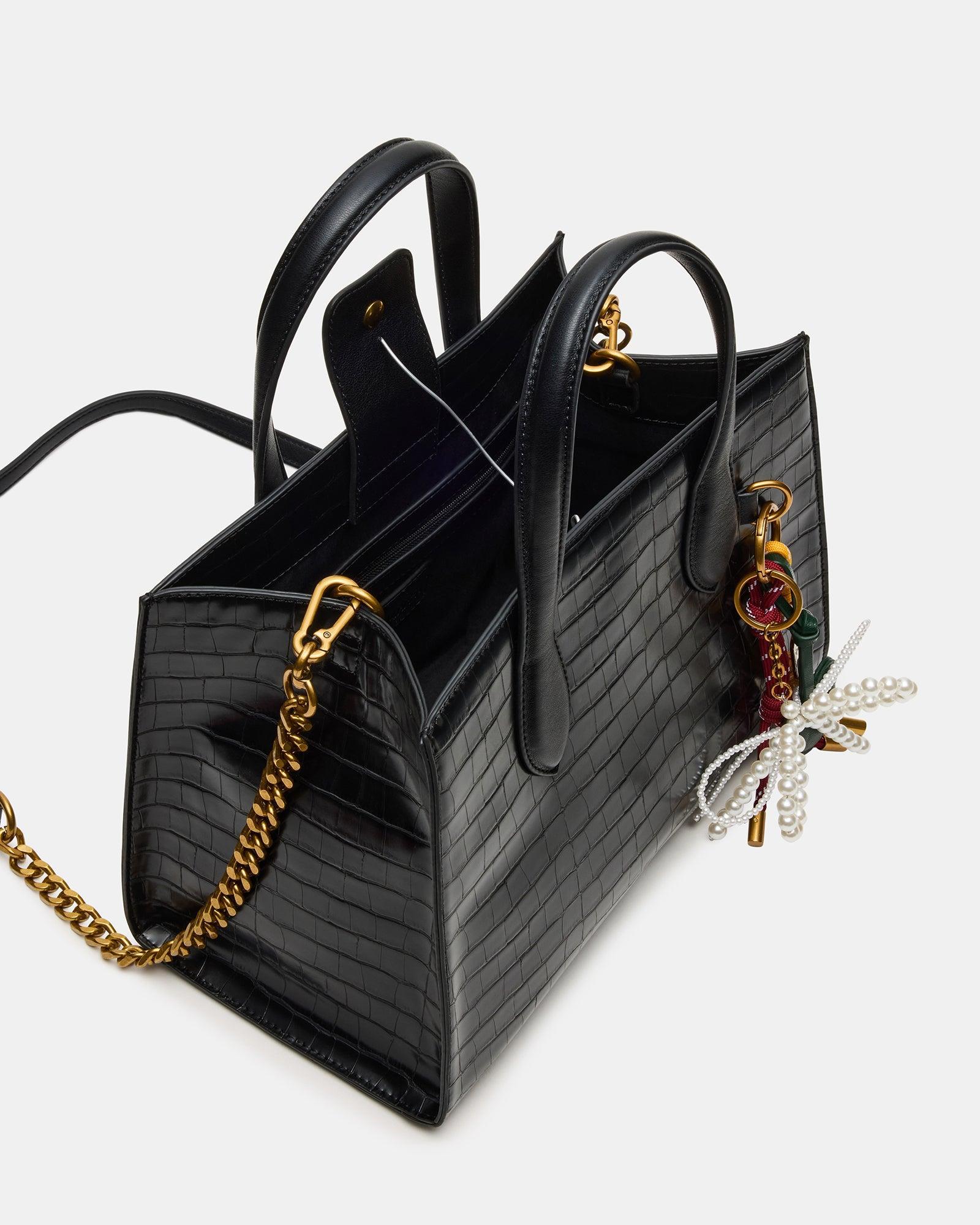 CALLEB BAG BLACK CROCODILE Female Product Image
