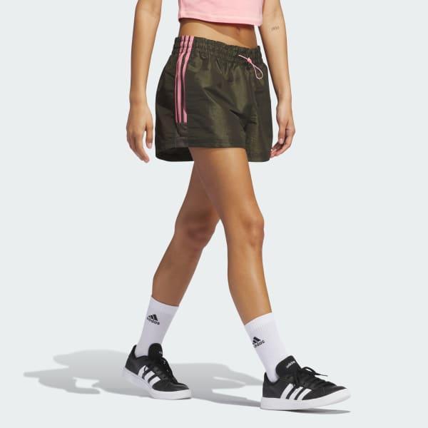 adidas Sunglass Pack Woven Shorts Semi Pink Spark XS Womens Product Image