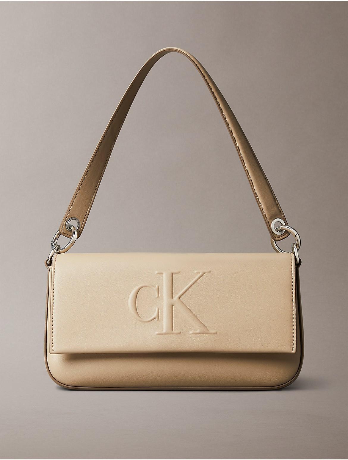 Calvin Klein Women's Sculpted Impression Shoulder Bag - Green Product Image