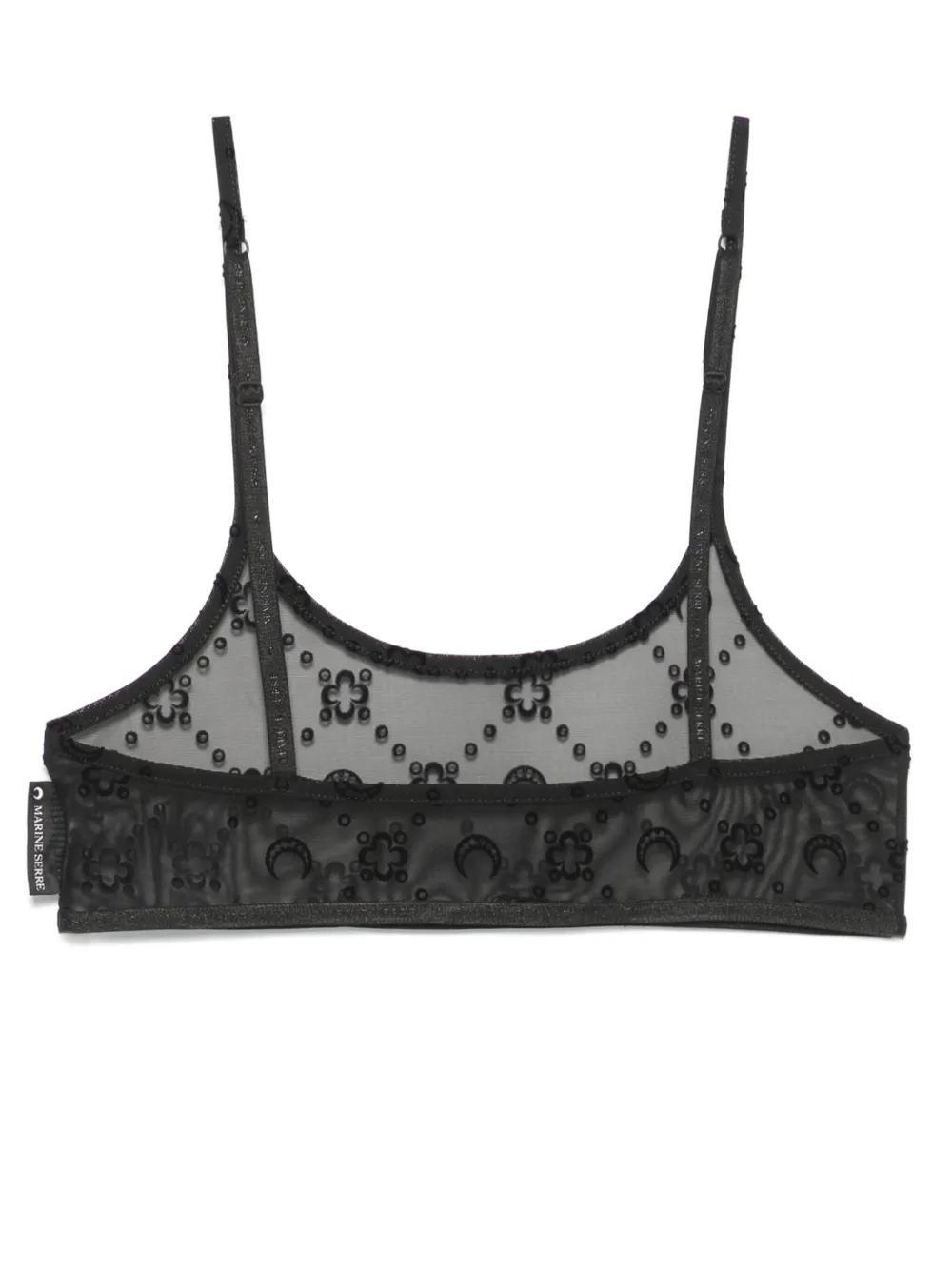 Moonogram mesh bra Product Image