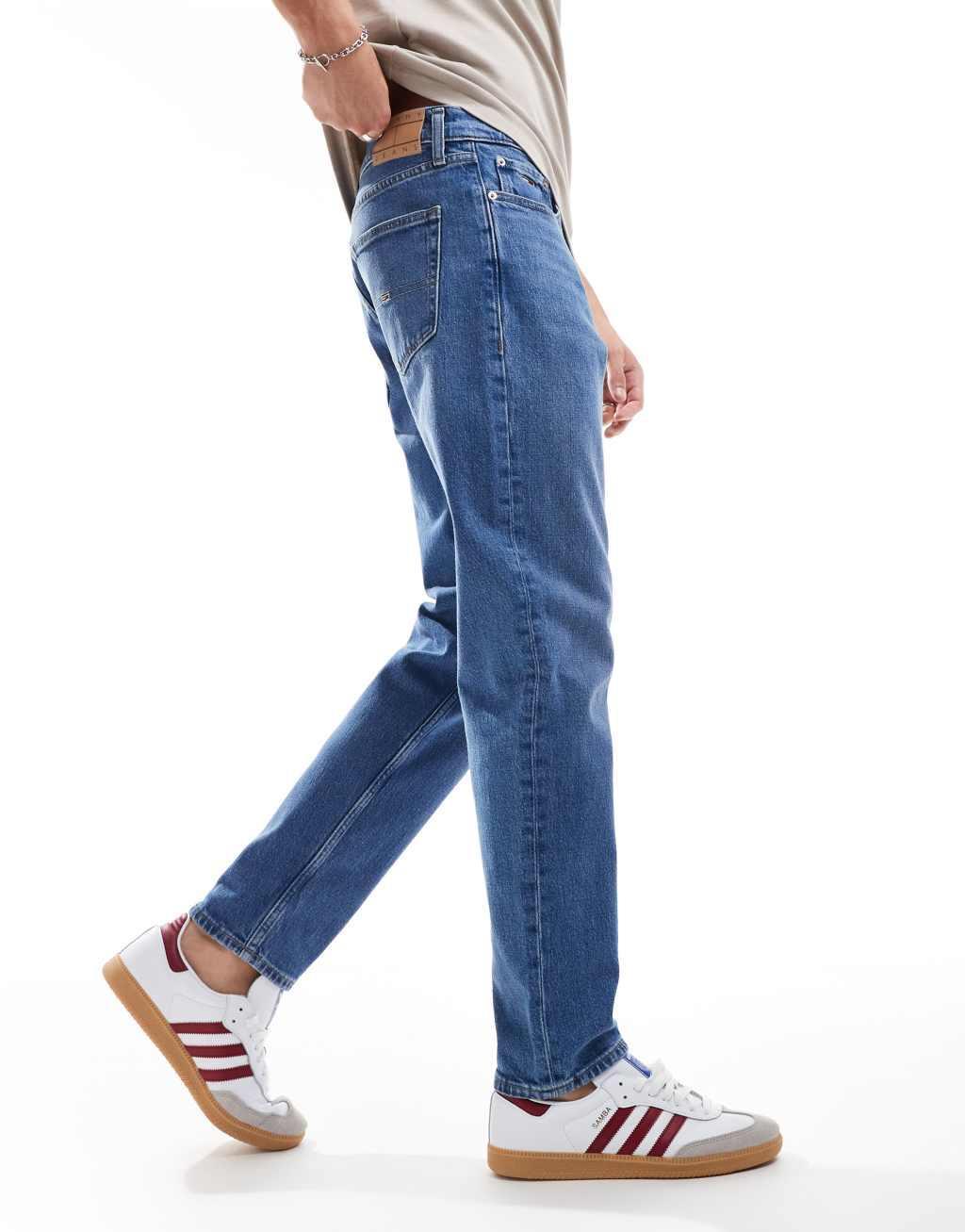 Tommy Jeans Isaac relaxed tapered jeans in mid wash Product Image