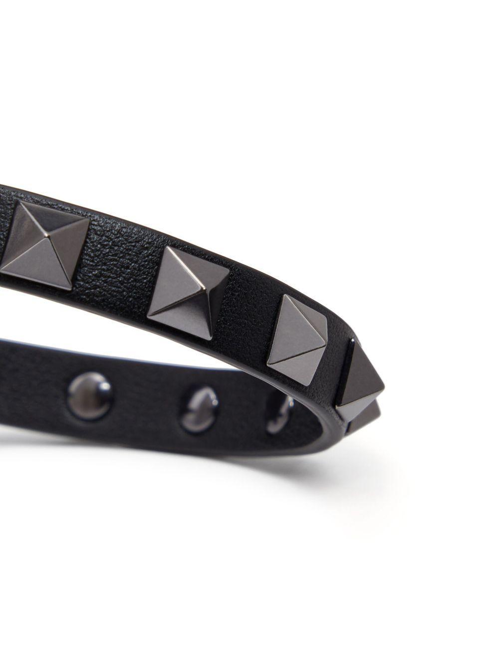 Rockstud leather bracelet Product Image