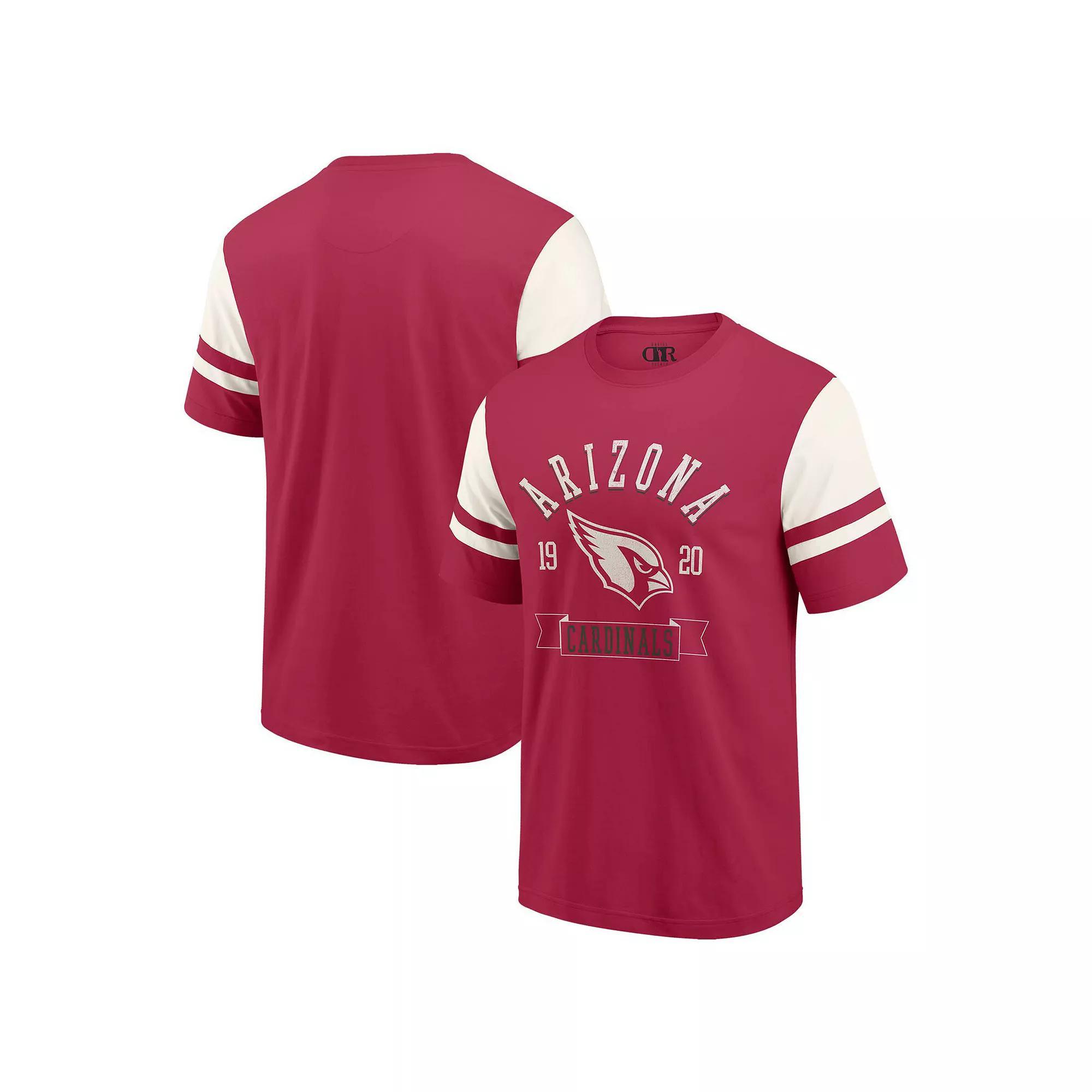 Men's Darius Rucker Collection by Fanatics  Cardinal Arizona Cardinals Football T-Shirt, Size: XL, Red Product Image