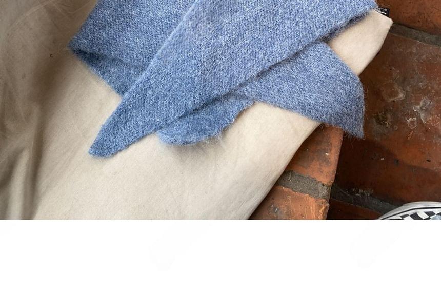 Plain Knit Bandana Product Image