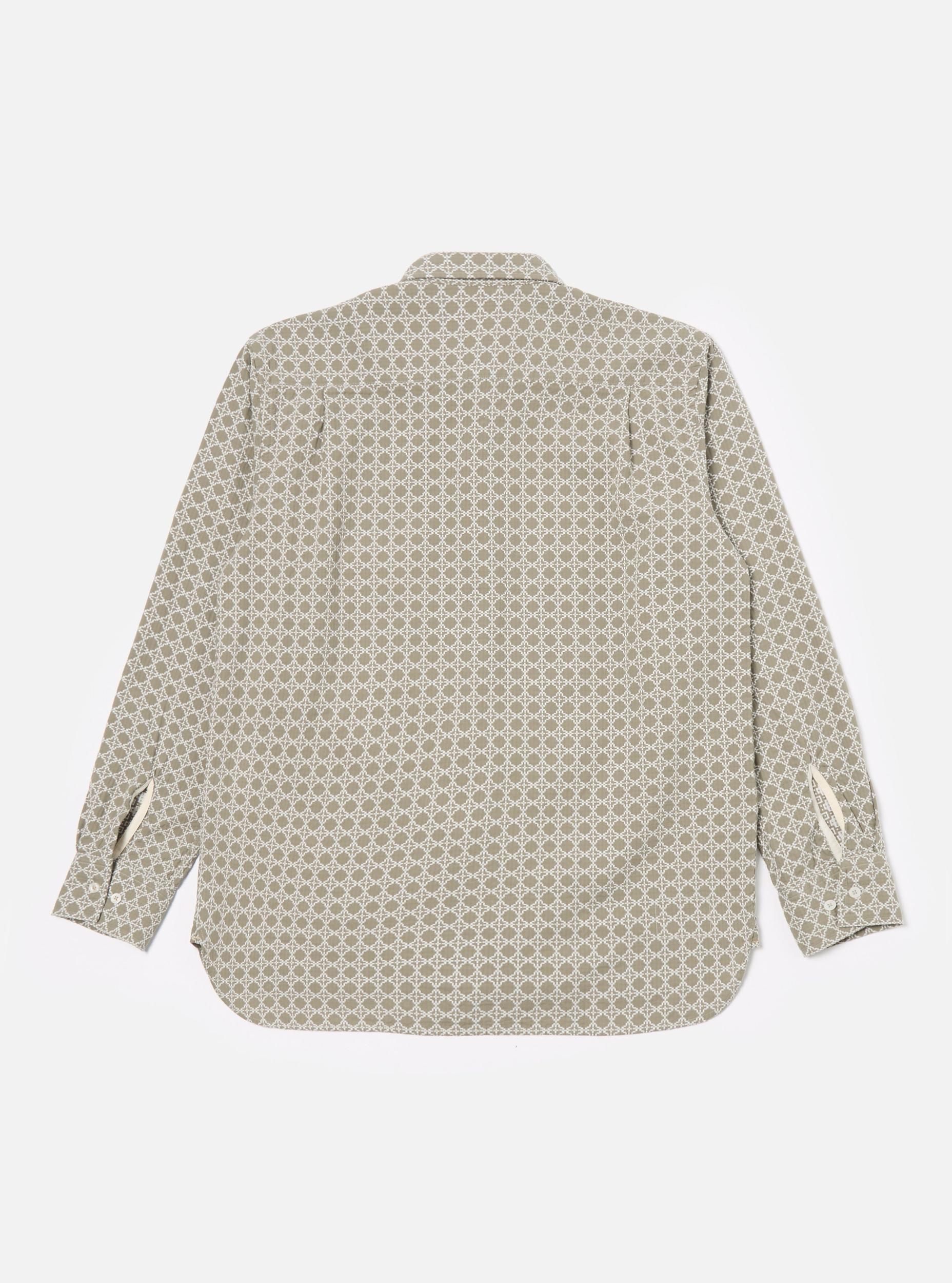 Sand/White Rhodes Cotton Square Pocket Shirt Product Image