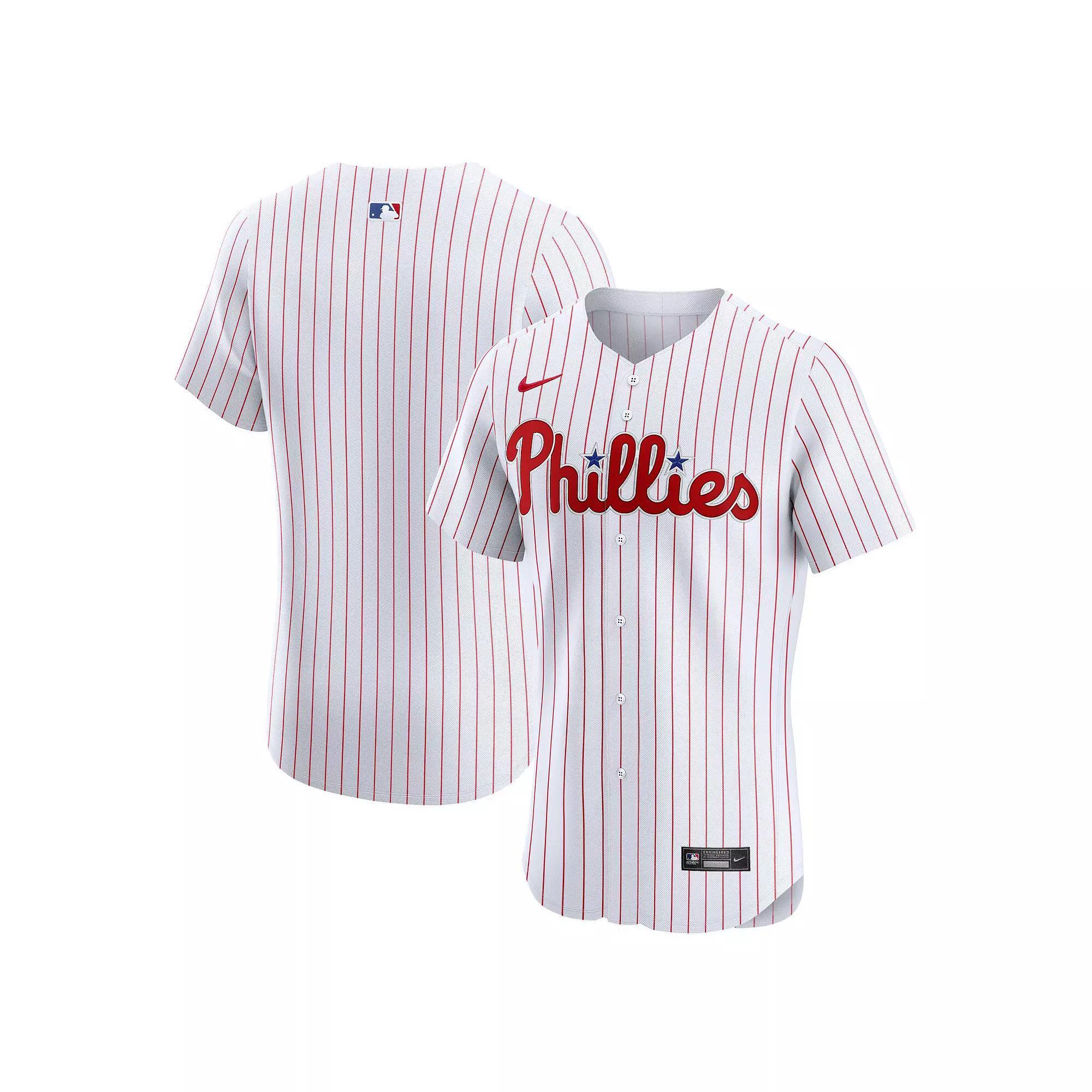 Mens Nike Philadelphia Phillies Home Elite Jersey Product Image