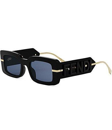 FENDI Womens Fendigraphy 51mm Rectangle Sunglasses Product Image