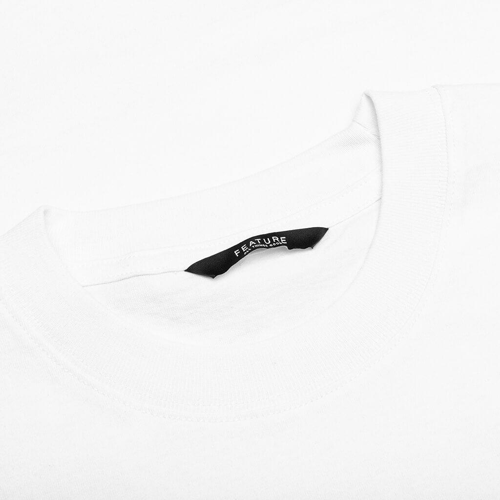 Feature x Market in the Alley Tee - White Male Product Image