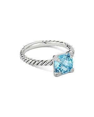 David Yurman Chatelaine Ring with Amethyst and Diamonds Product Image