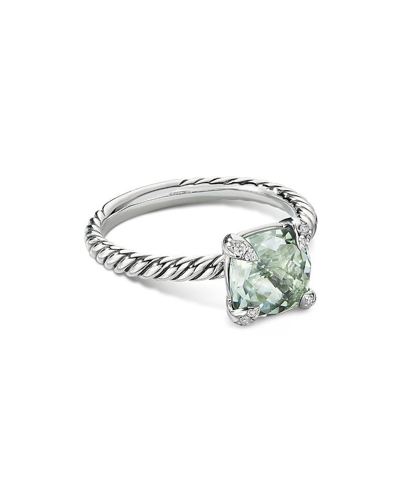 David Yurman Chatelaine Ring with Amethyst and Diamonds Product Image