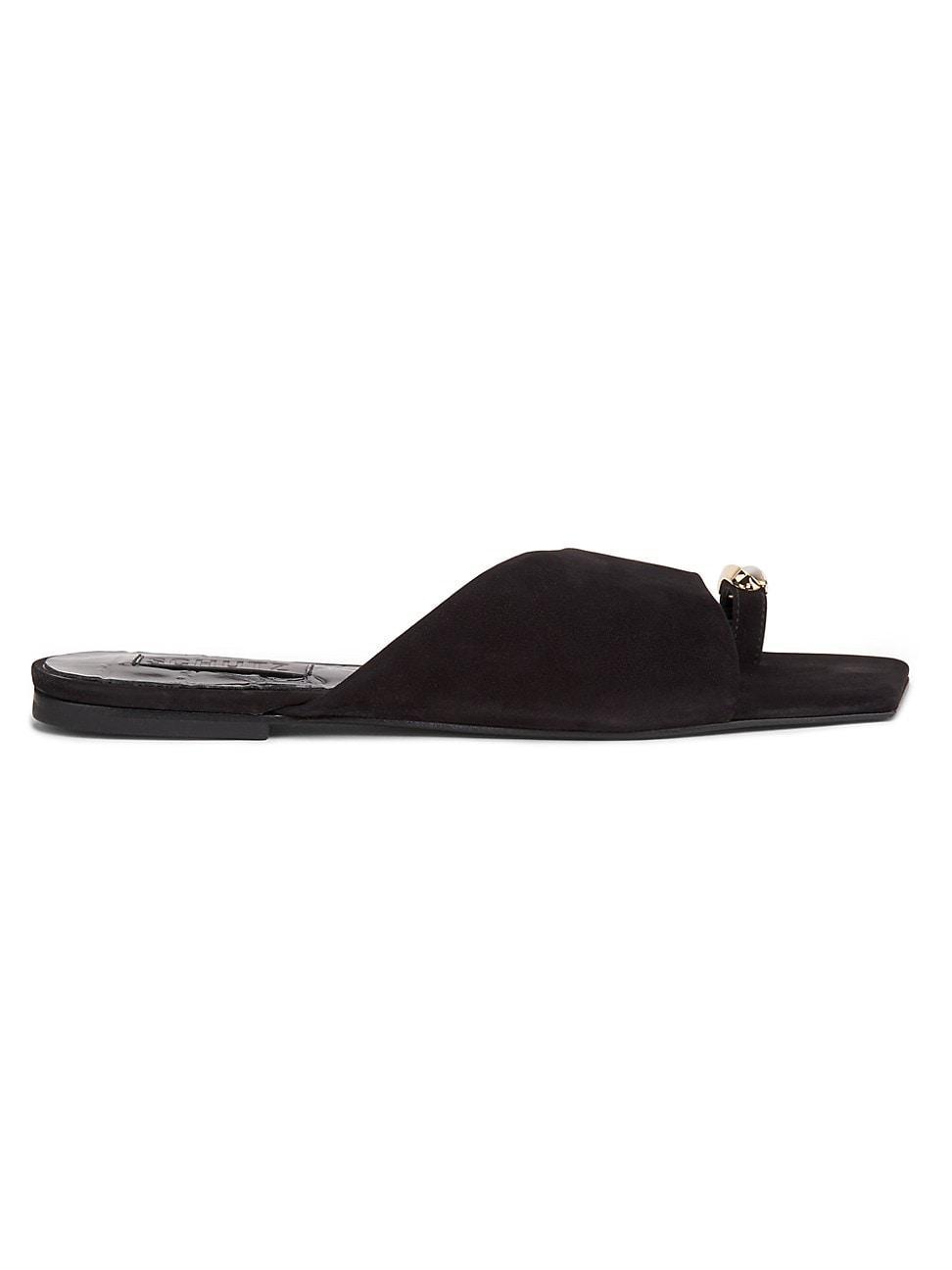 Womens Jodie Nubuck Leather Flats Product Image