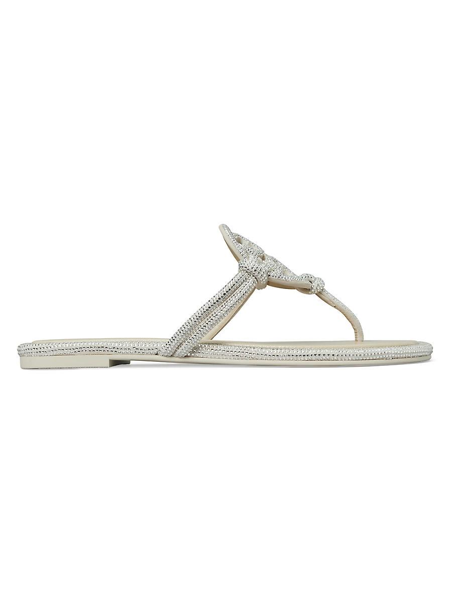 Tory Burch Womens Miller Pave Knotted Sandals Product Image