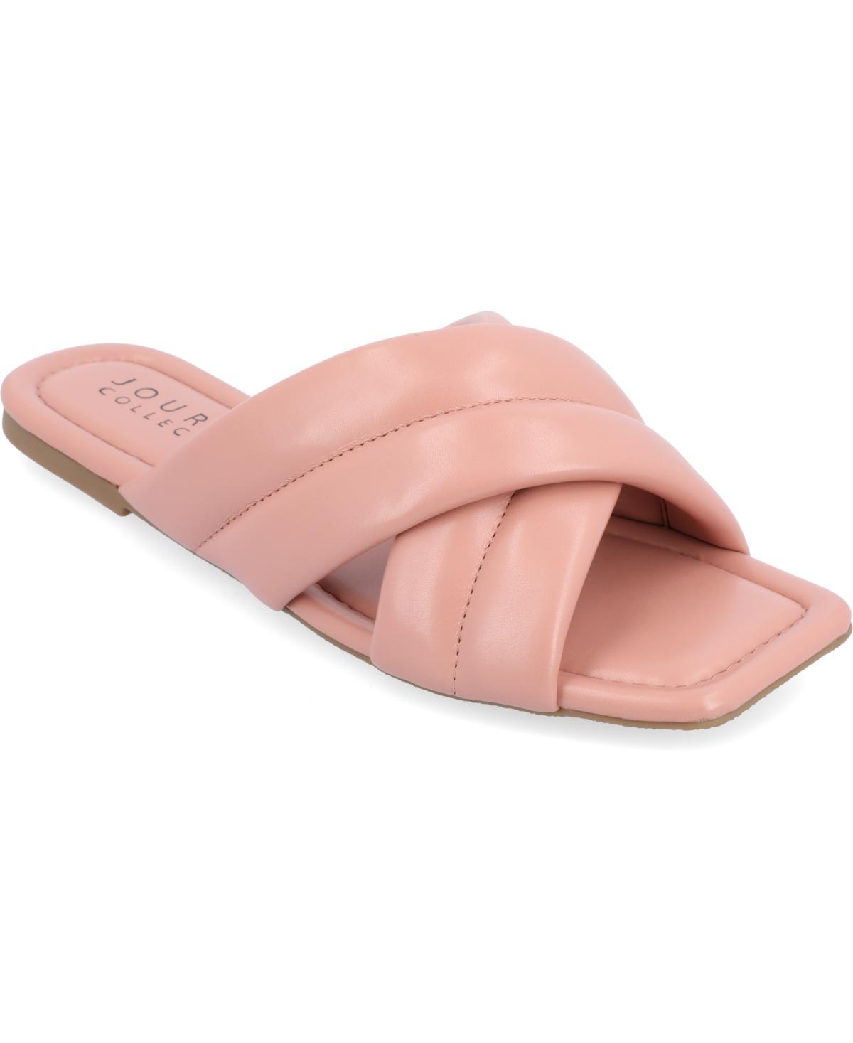 Journee Collection Womens Civyah Flat Sandal Product Image