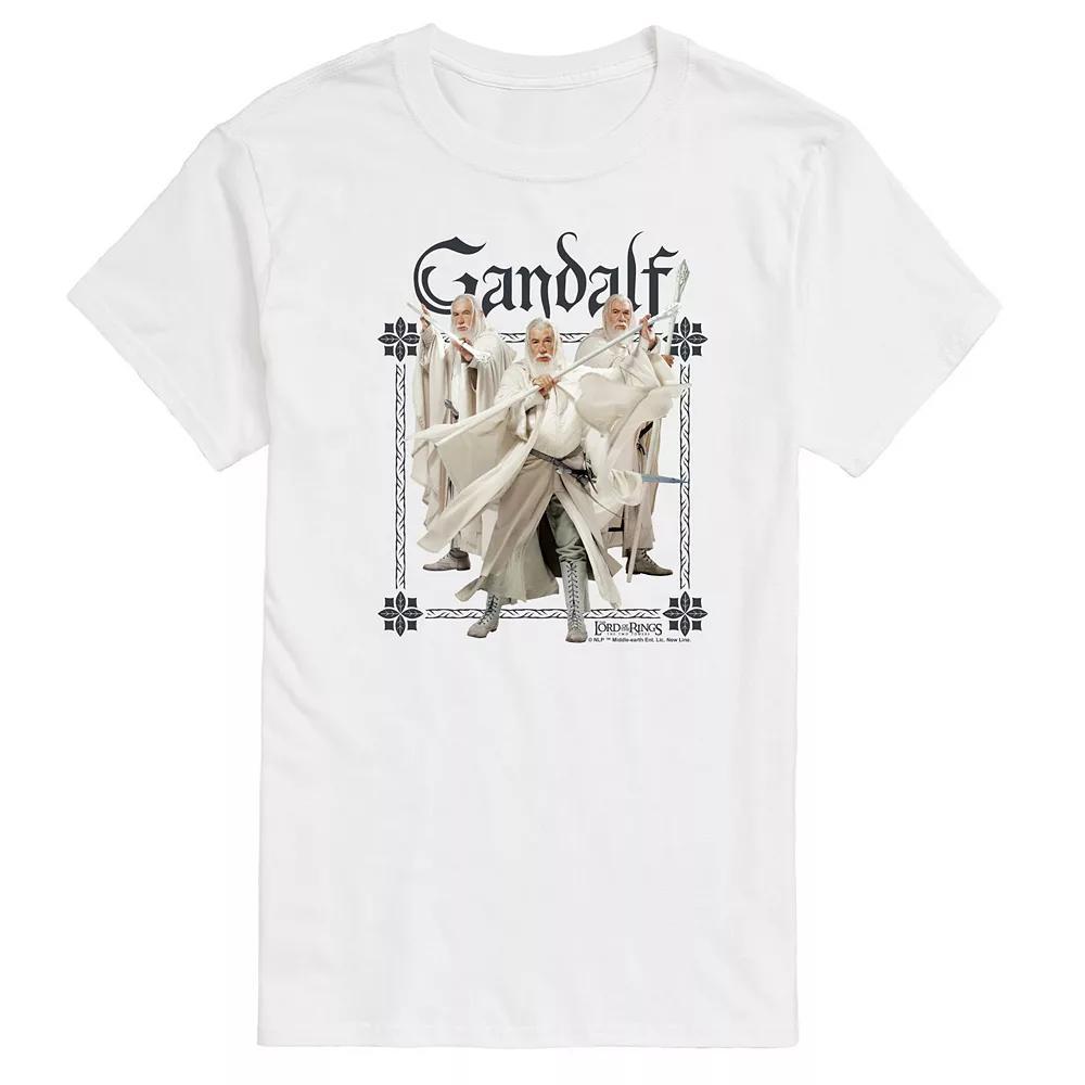 Mens The Lord Of The Rings Gandalf The White Graphic Tee Ivory Product Image