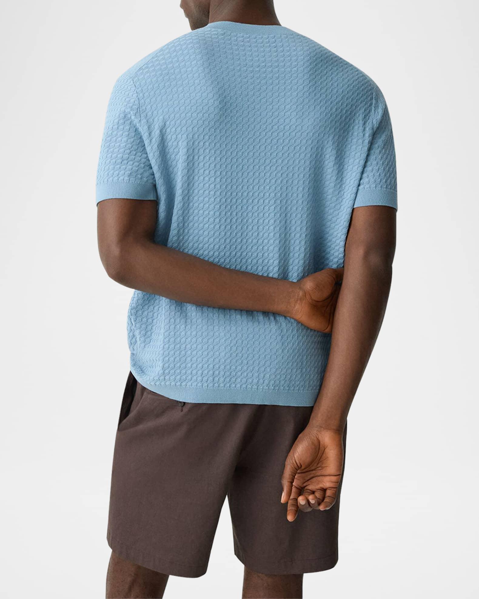 Men's Damian Textured Knit Short-Sleeve Sweater Product Image