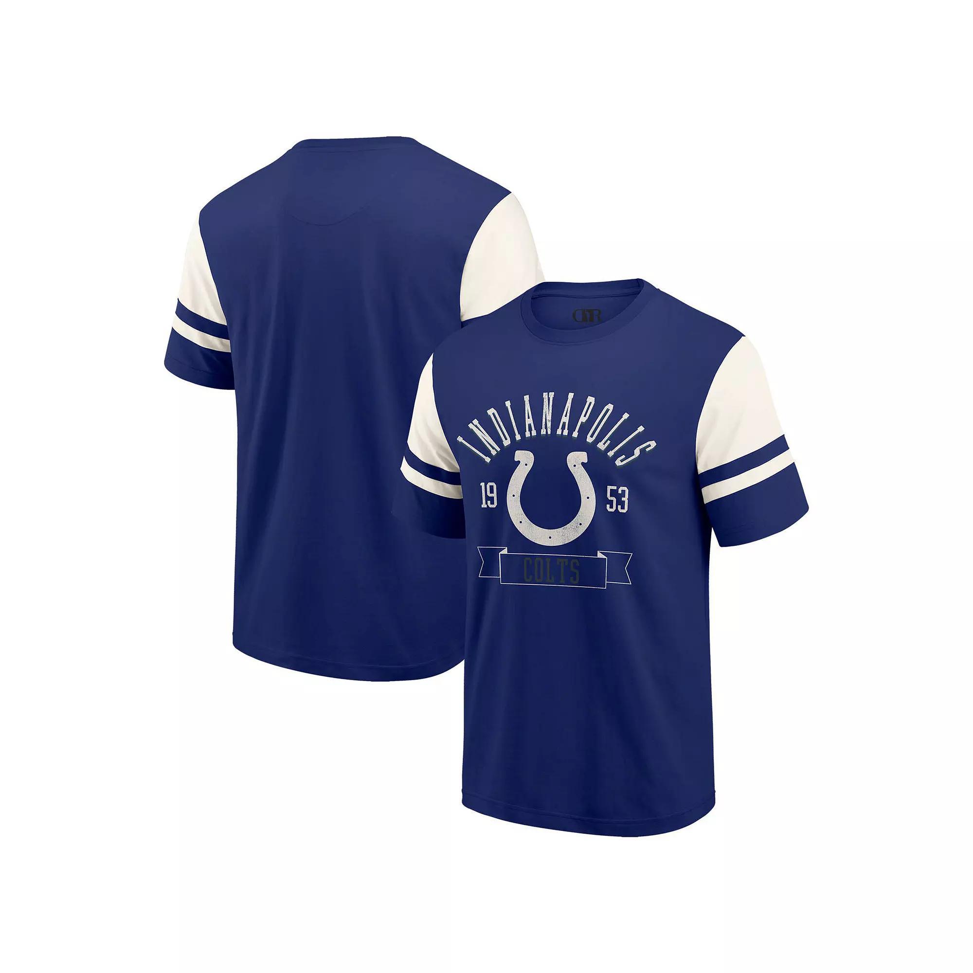 Men's Darius Rucker Collection by Fanatics  Royal Indianapolis Colts Football T-Shirt, Size: 3XL, Blue Product Image