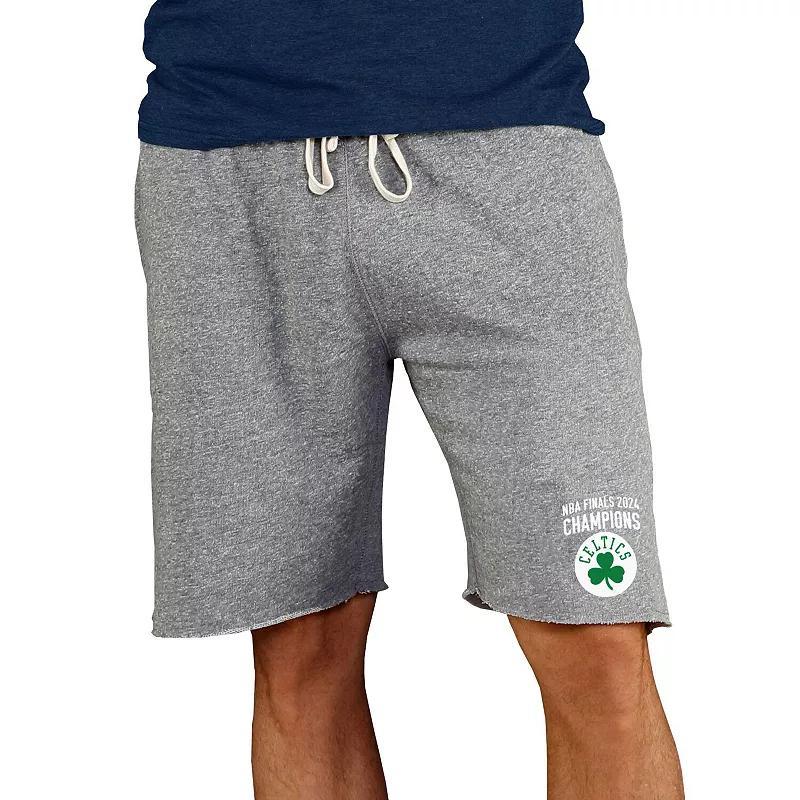 Mens Concepts Sport Gray Boston Celtics 2024 NBA Finals Champions Mainstream Terry Shorts Product Image