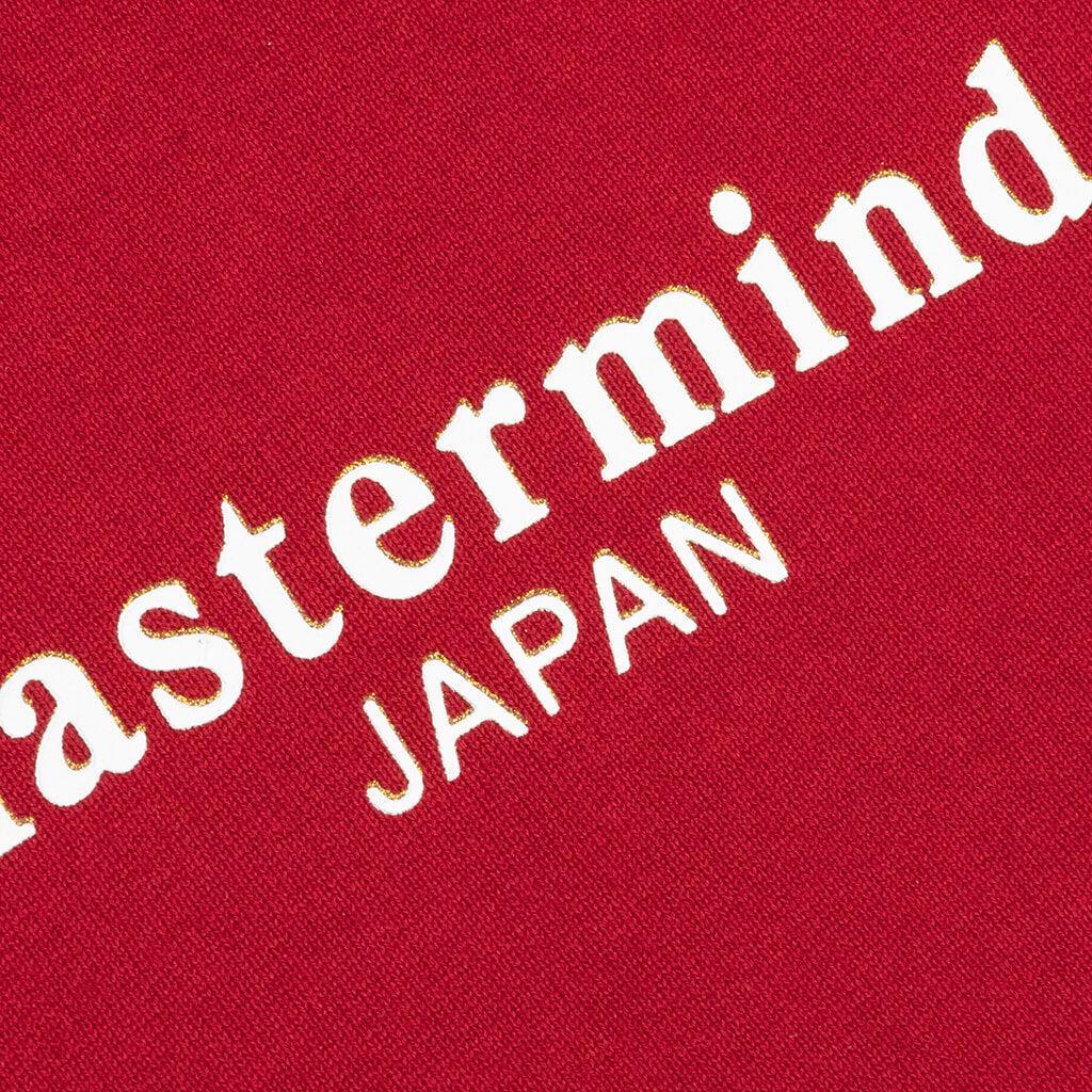 Logo and Skull Hoodie - Red Male Product Image