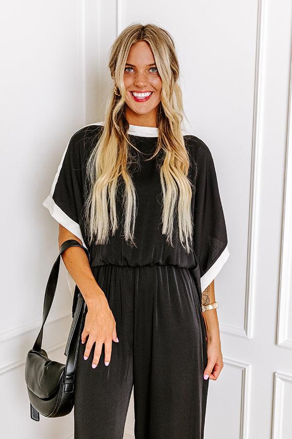 Brooklyn Babe Jumpsuit in Black Product Image