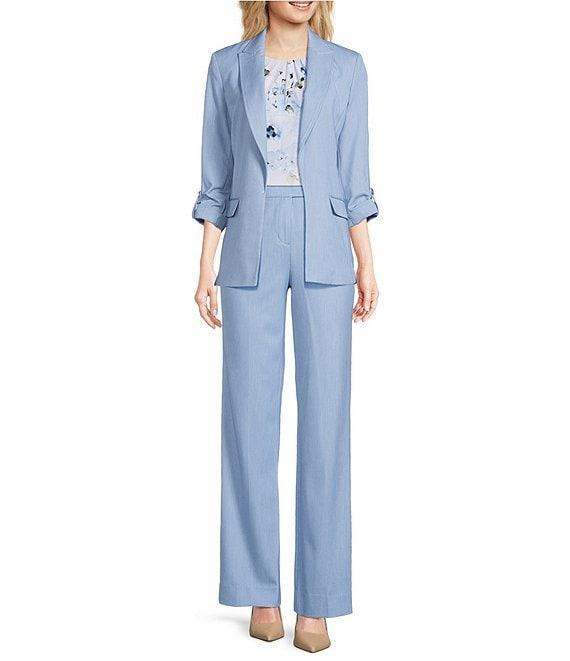 Calvin Klein Faux Denim 3/4 Sleeve Jacket Product Image