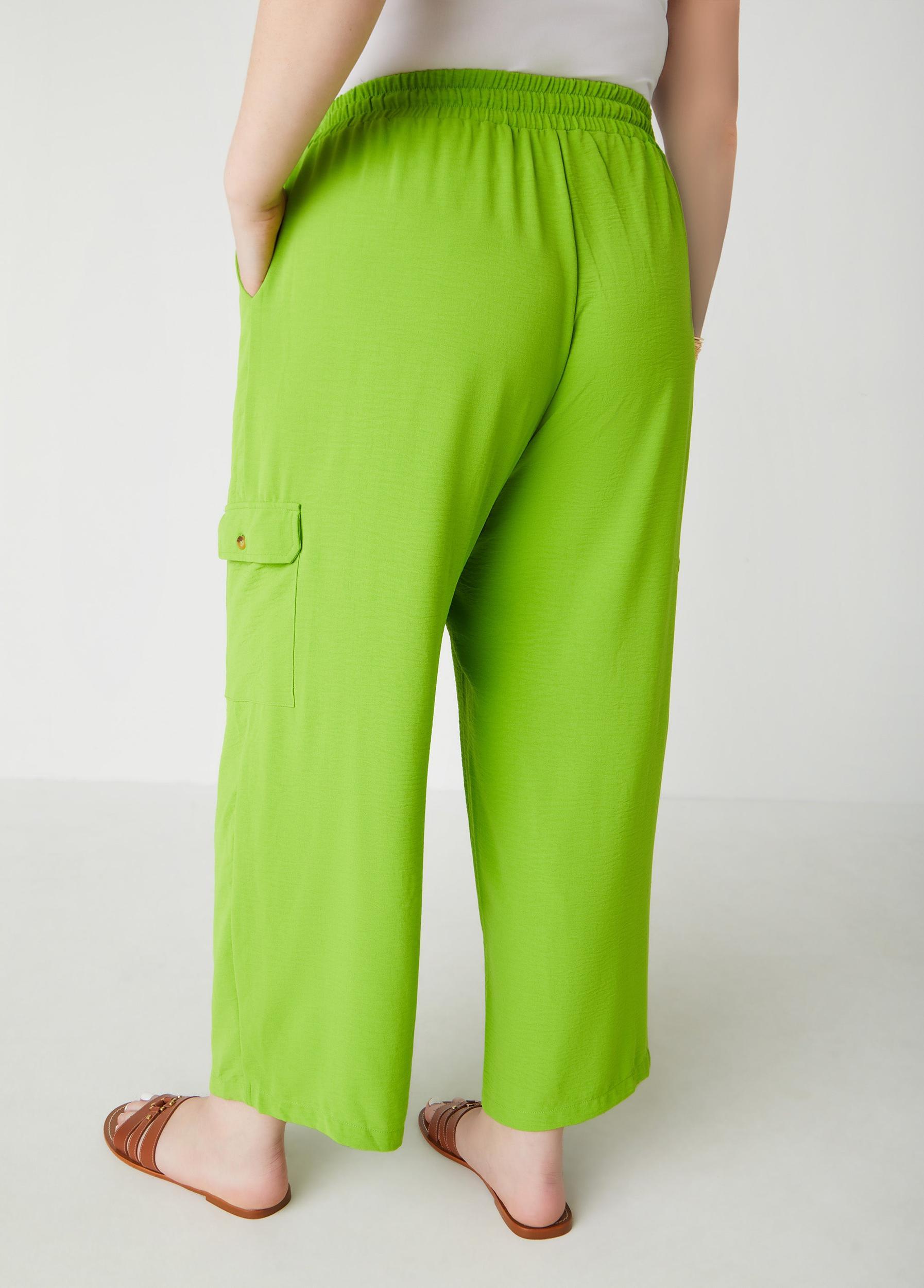 Mid Rise Textured Cargo Pants Product Image