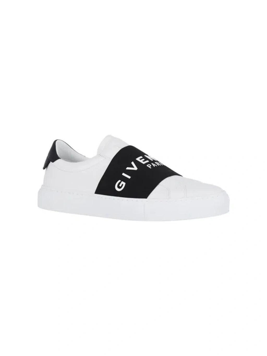 GIVENCHY Urban Street Sneakers In Leather With Elastic Band In Multi Product Image