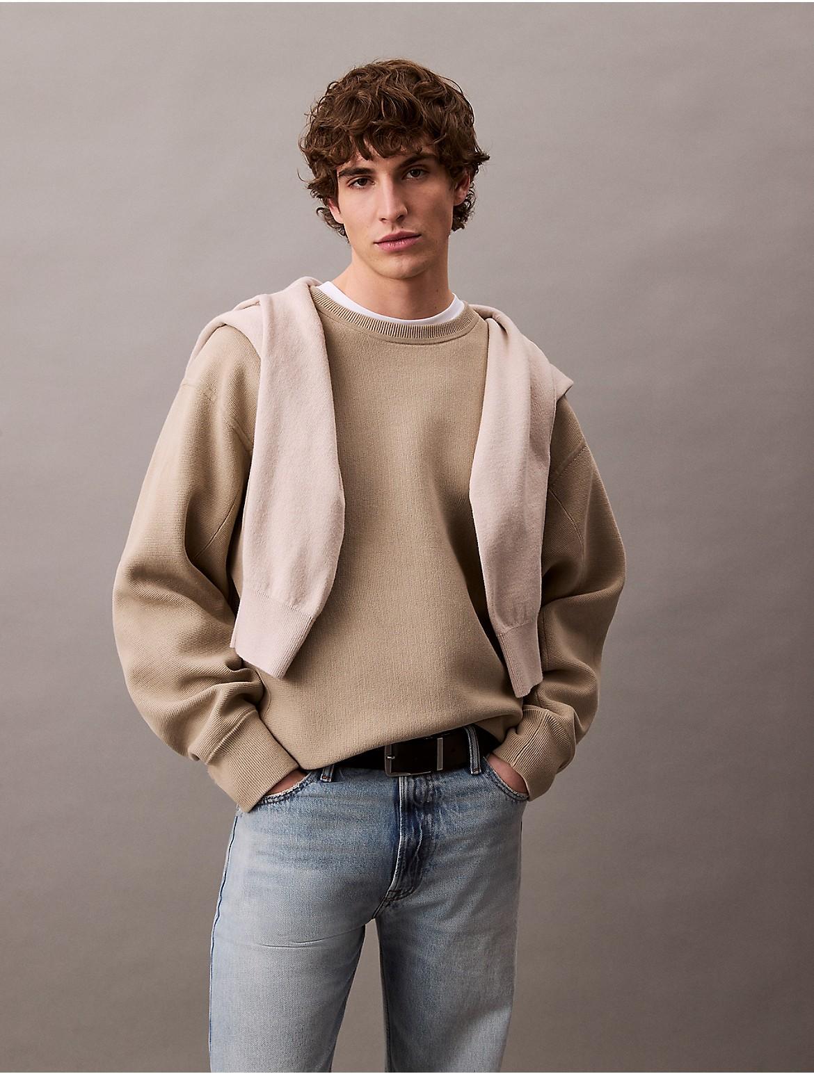 Calvin Klein Men's Milano Knit Pullover - Black - S Product Image
