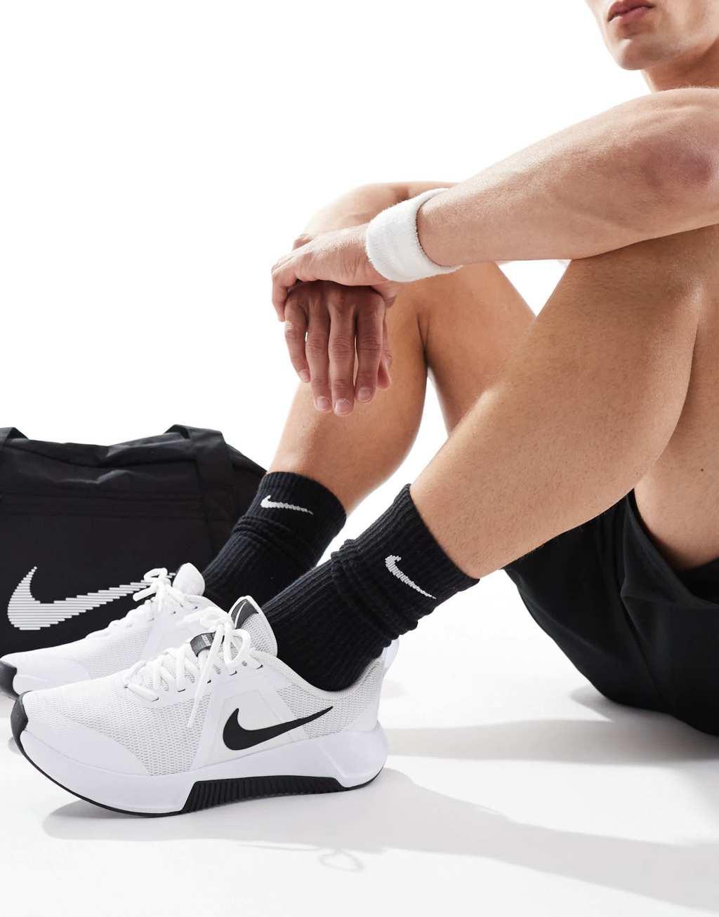 Nike Training MC 3 sneakers in white and black Product Image