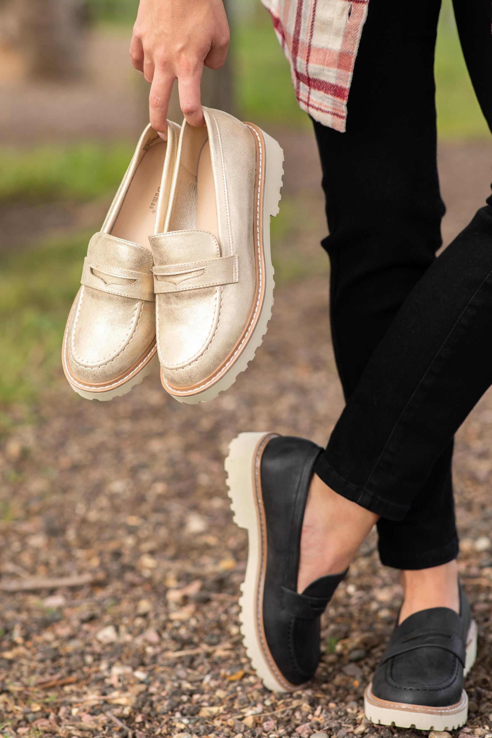 Burnished Oxford Loafers Product Image