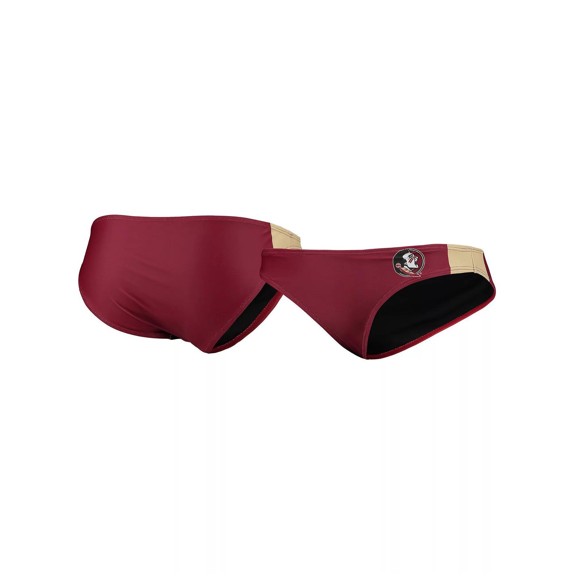 Women's FOCO Garnet Florida State Seminoles Wordmark Bikini Bottom, Size: Medium, Red Product Image