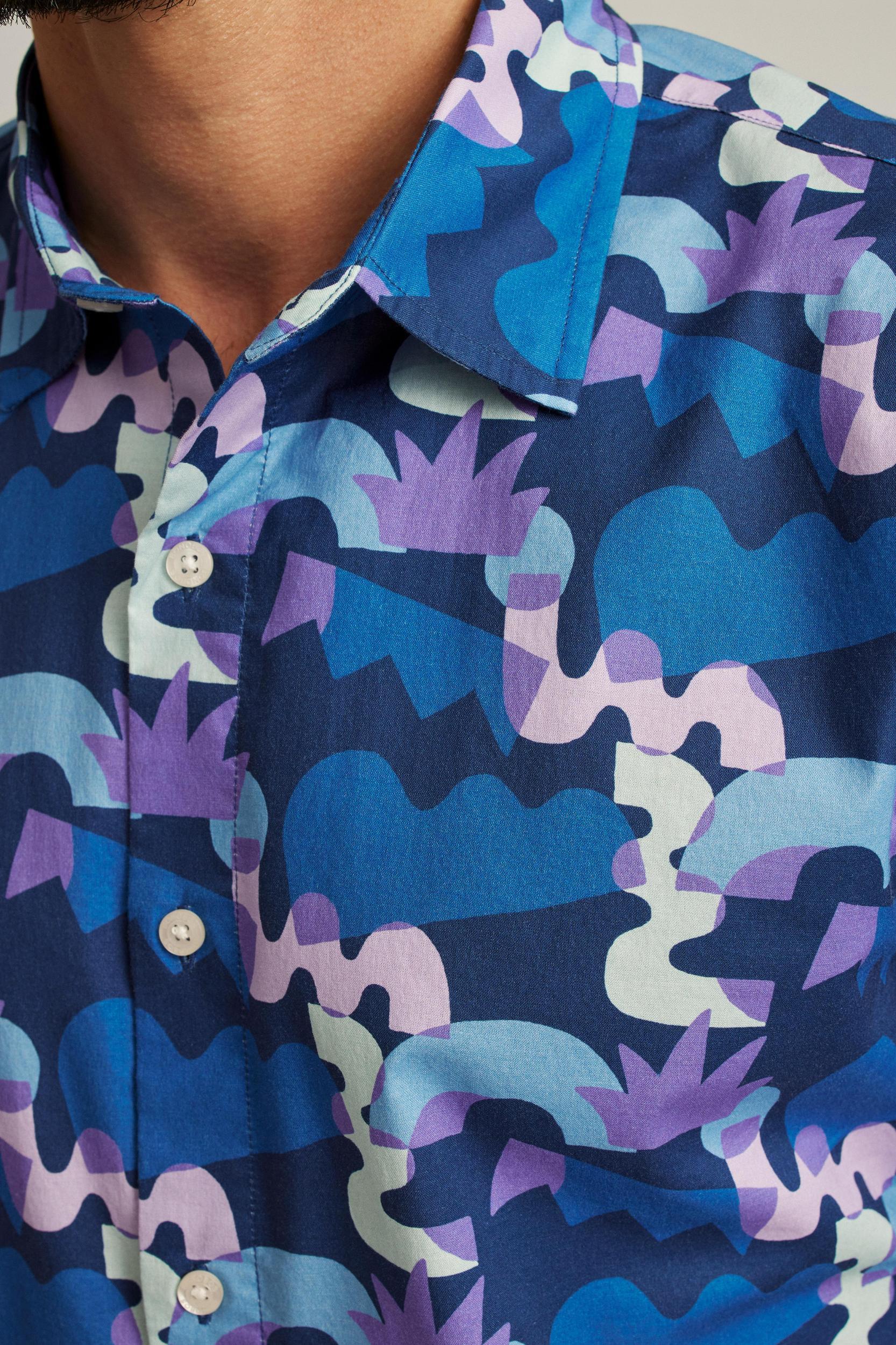 Will Bryant X Bonobos Stretch Riviera Short Sleeve Shirt Product Image