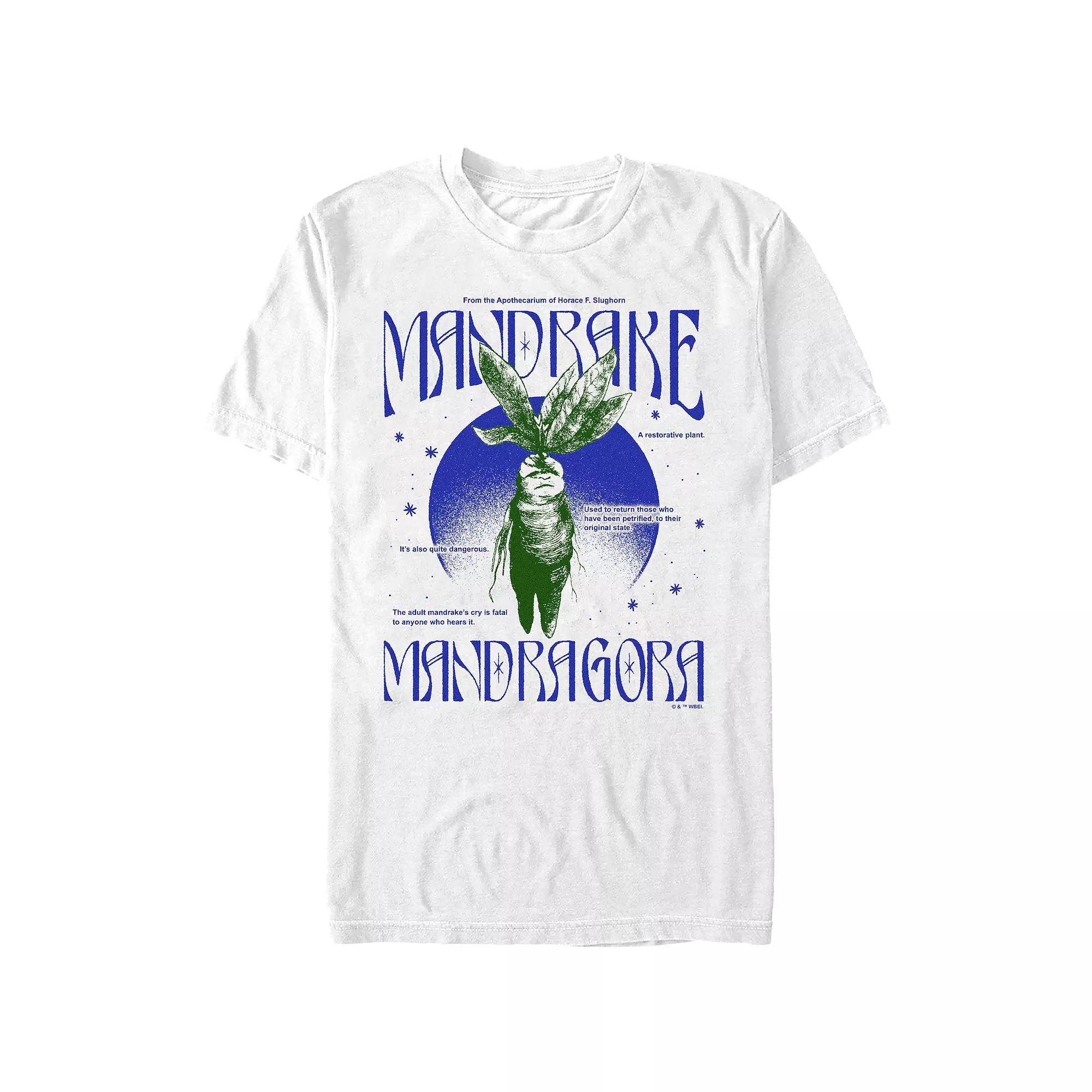 Men's Harry Potter Mandrake Mandragora Graphic Tee, Size: XXL, White Product Image