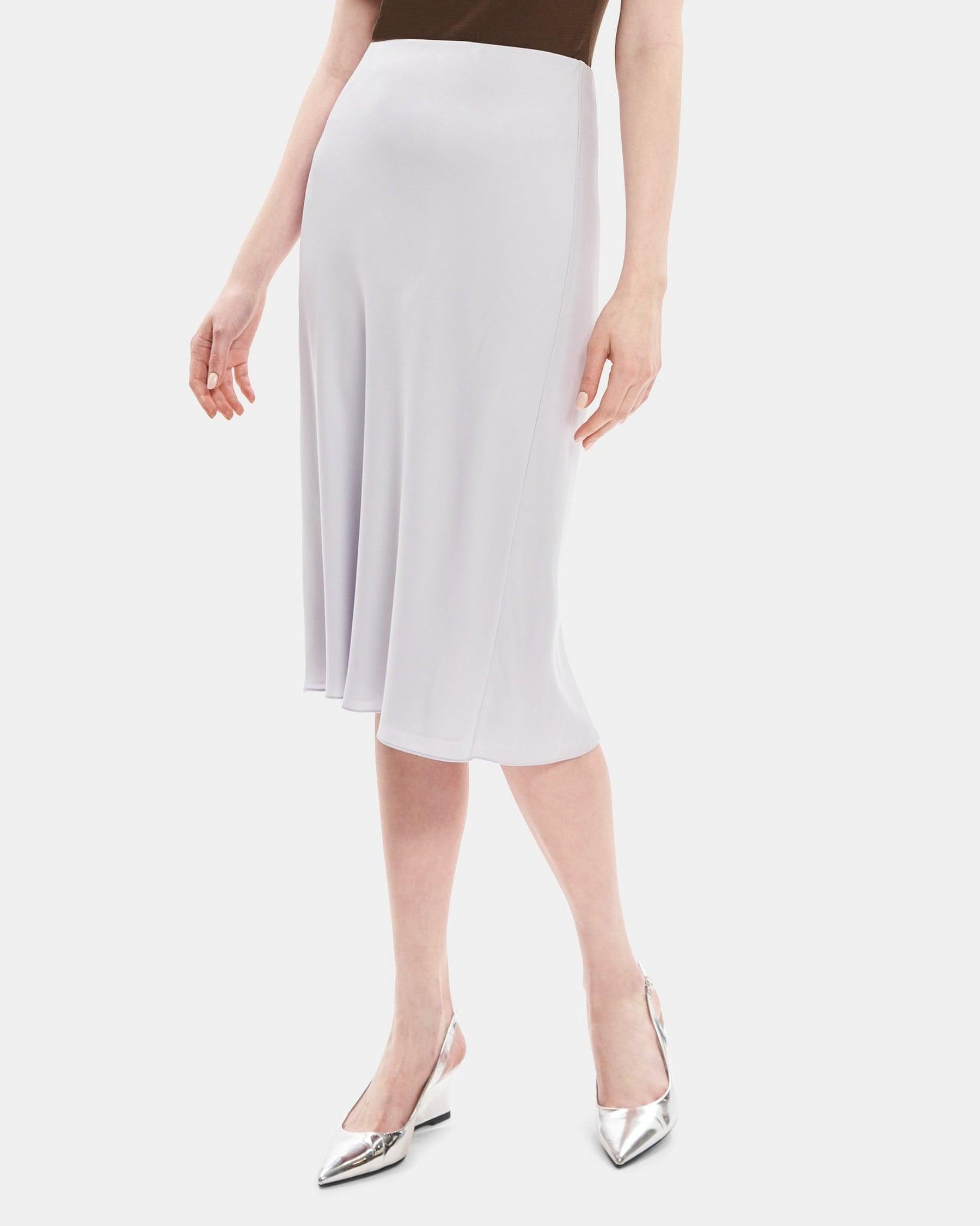Slip Skirt in Silk Georgette Product Image