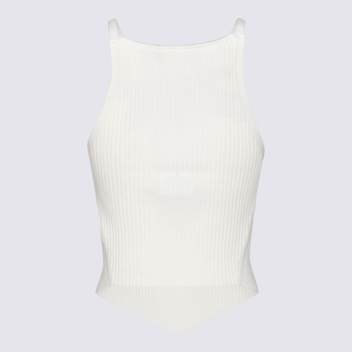 COURRÈGES Signature Top - Cotton - White Product Image