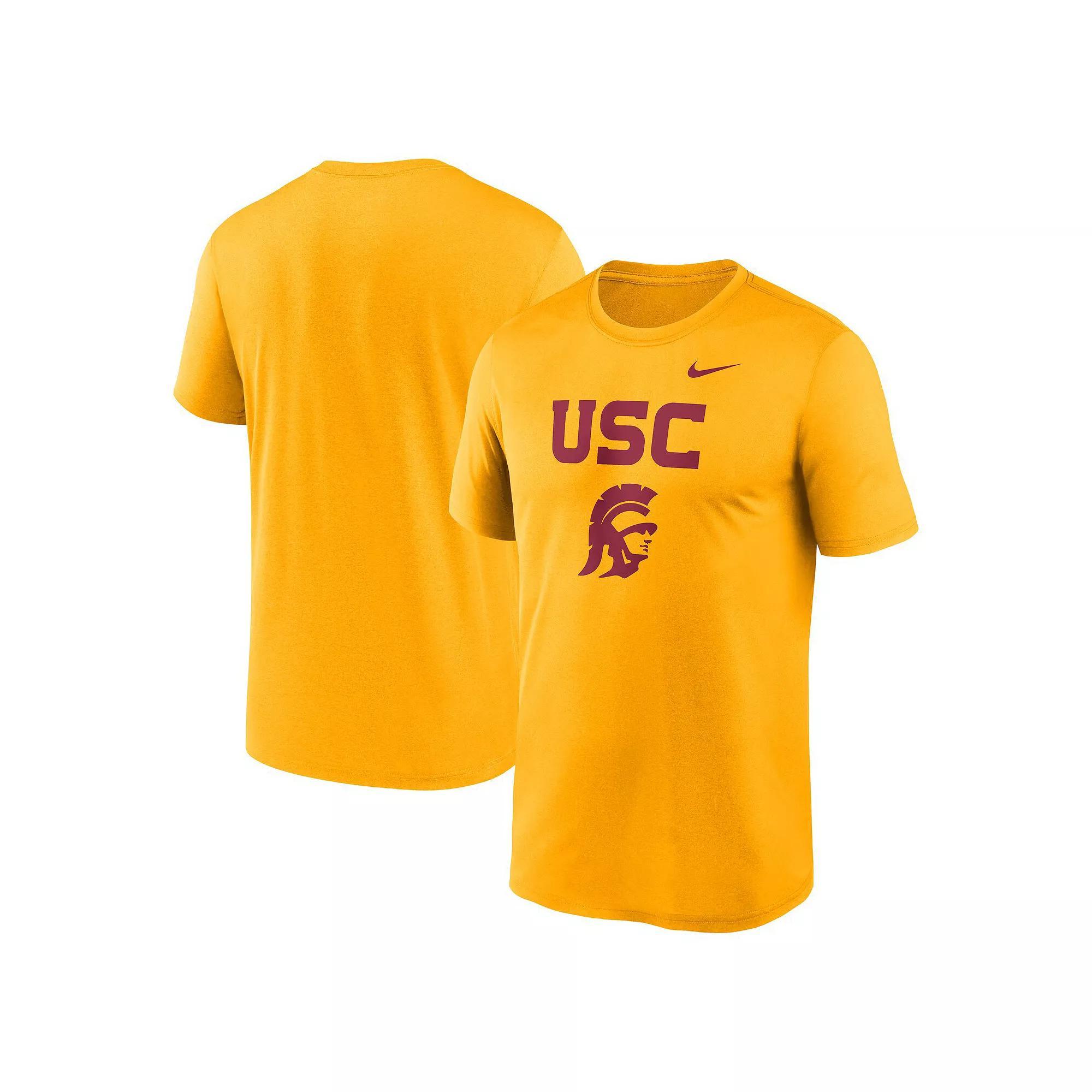 Men's Nike Gold USC Trojans Lockup Legend Performance T-Shirt, Size: 2XL Product Image