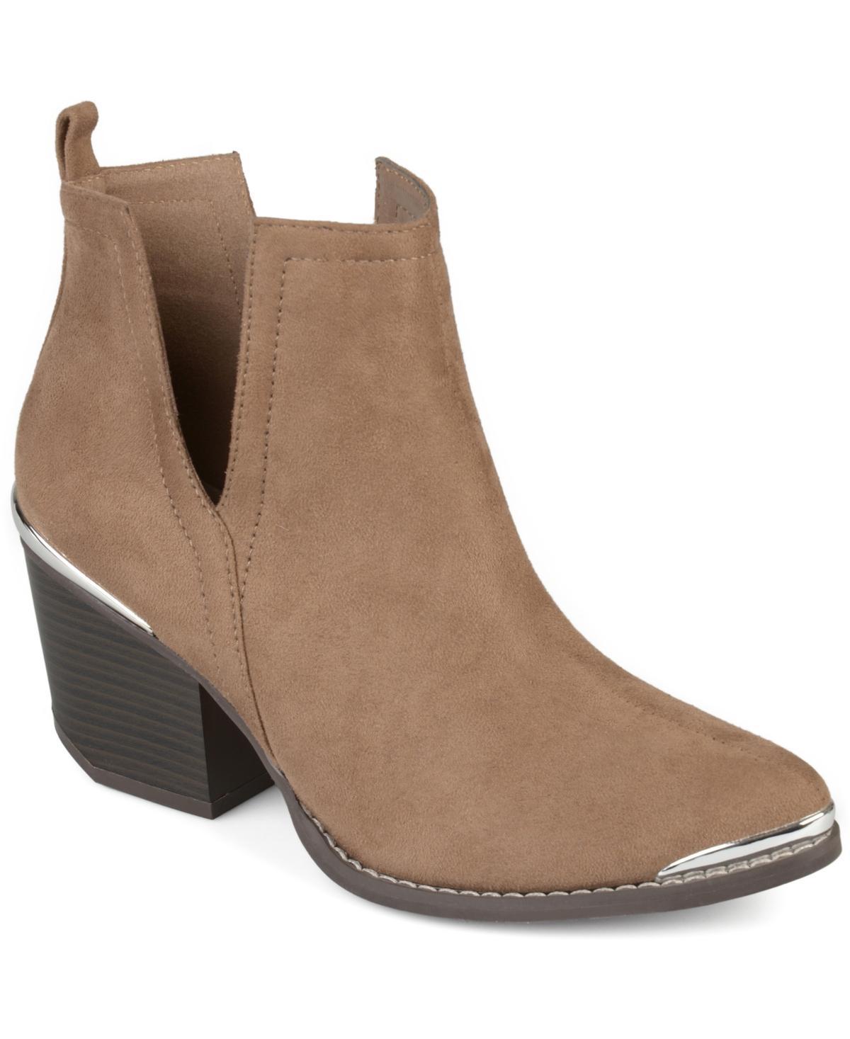 Journee Issla Women's Ankle Boots, Size: 7 Wide, Gray Product Image