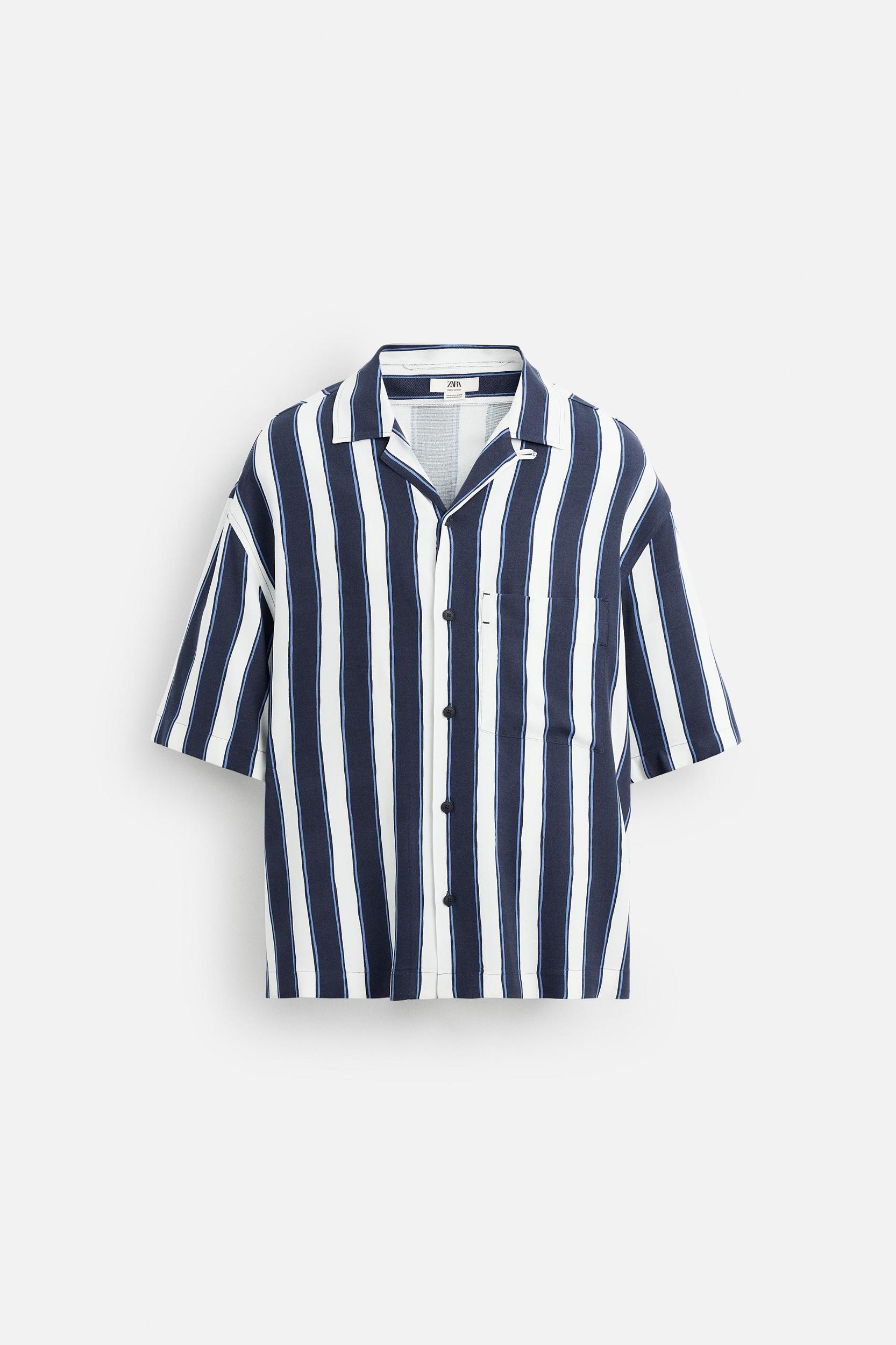 VISCOSE STRIPED SHIRT Product Image