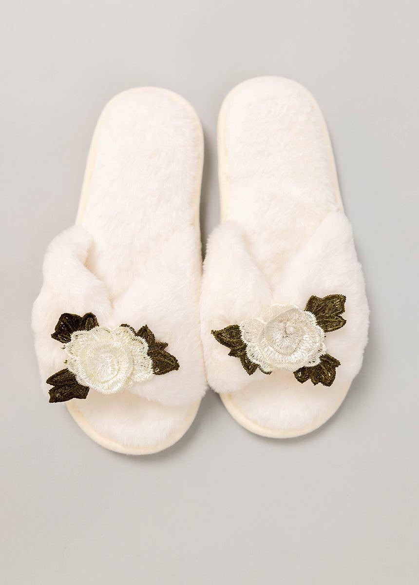Women's Fiona Slipper in Cream Female Product Image