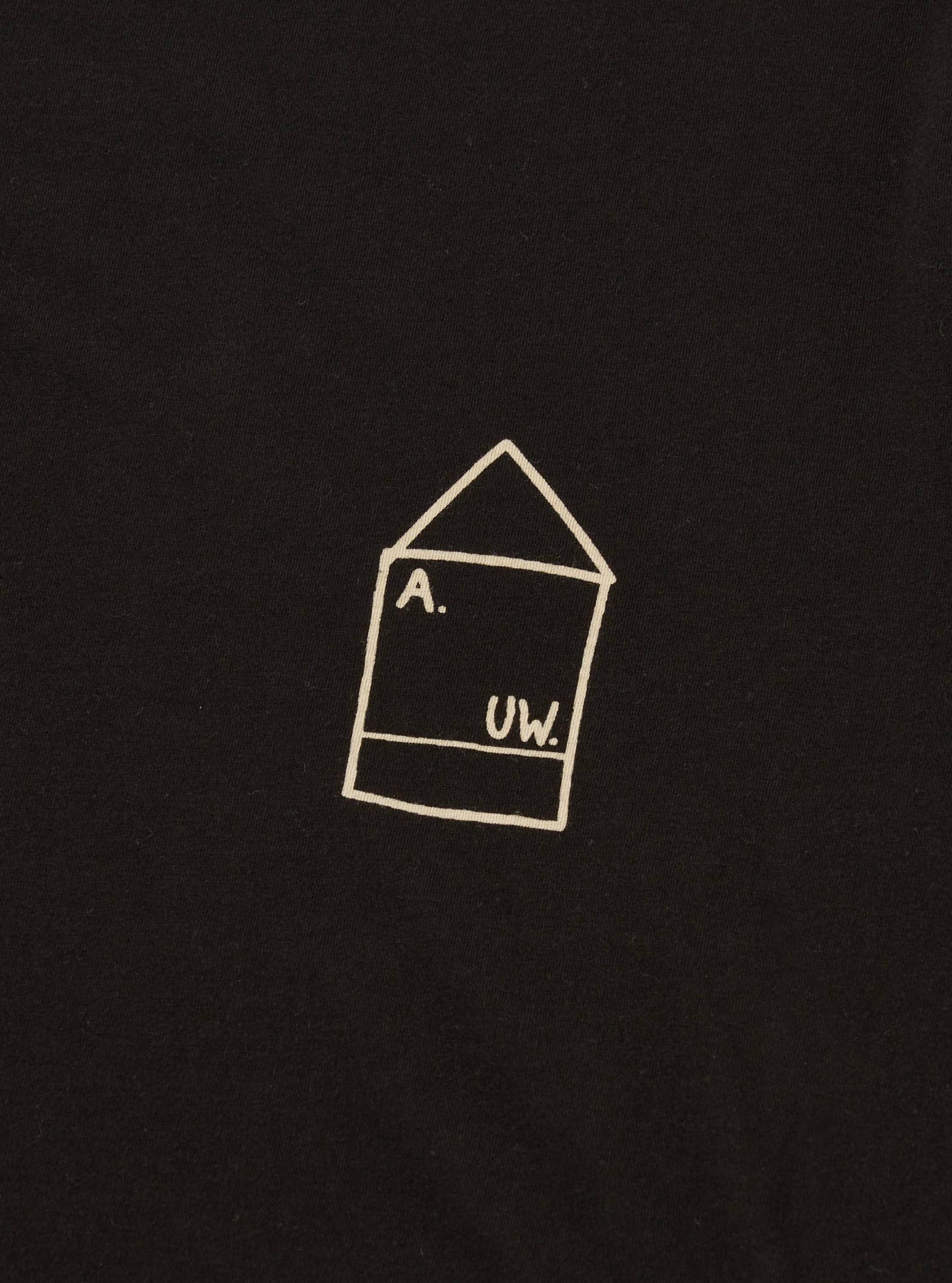 A. SOCIETY x Universal Works Black Single Jersey Print Tee Product Image