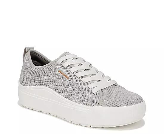 Dr. Scholl's Time Off Knit Women's Platform Sneakers, Size: 9, White Product Image