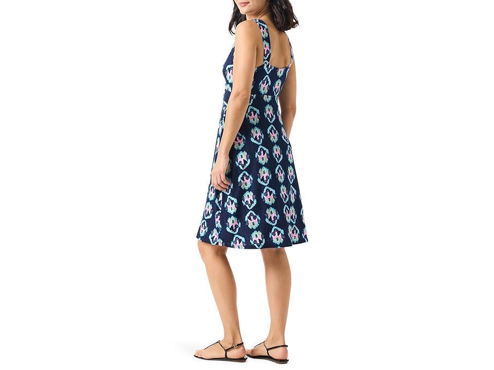 NIC+ZOE Ocean Batik Dress (Indigo Multi) Women's Dress Product Image