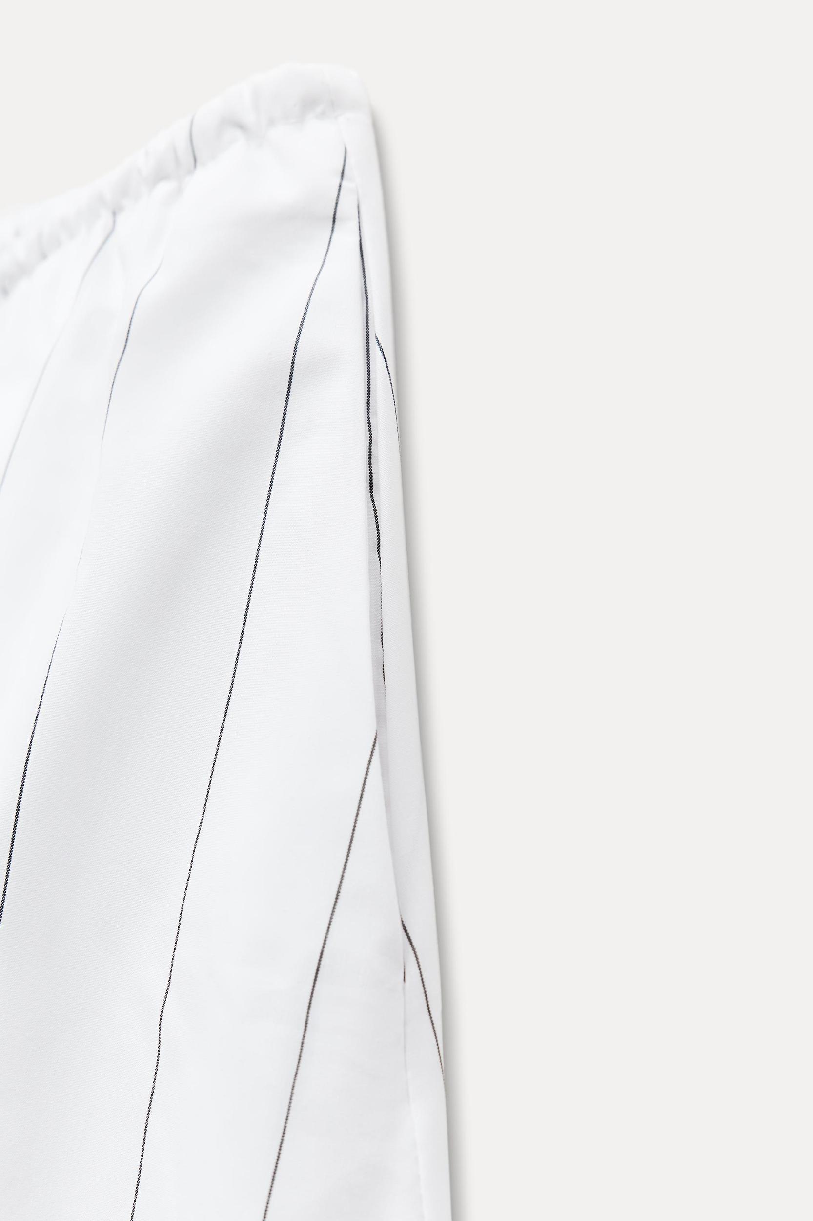 STRIPED BALLOON MIDI SKIRT Product Image