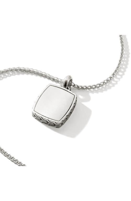 JOHN HARDY Tag Pendant Necklace, Sterling Silver, 1.7mm Product Image