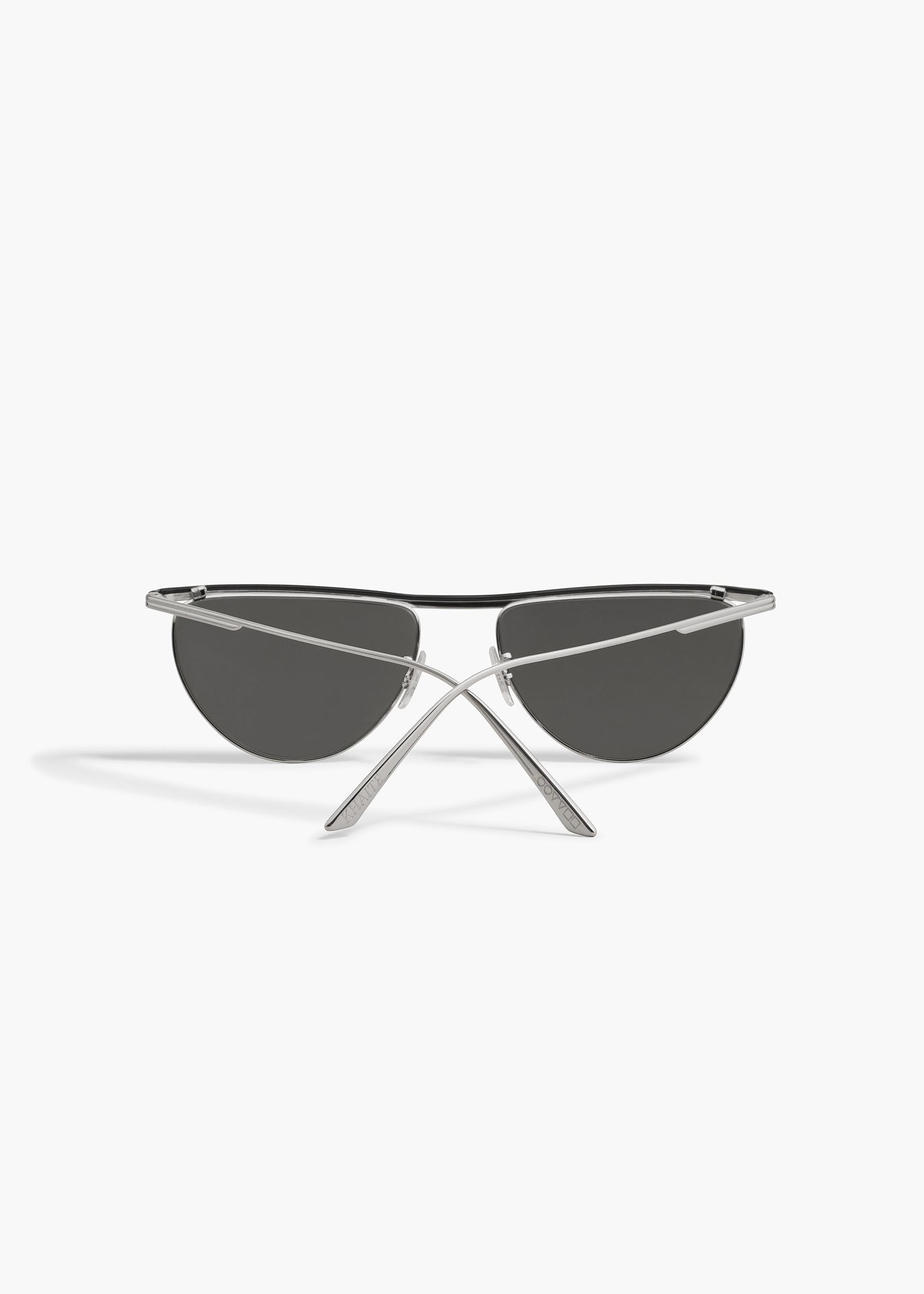 KHAITE x Oliver Peoples 1984C in Silver and Grey Product Image