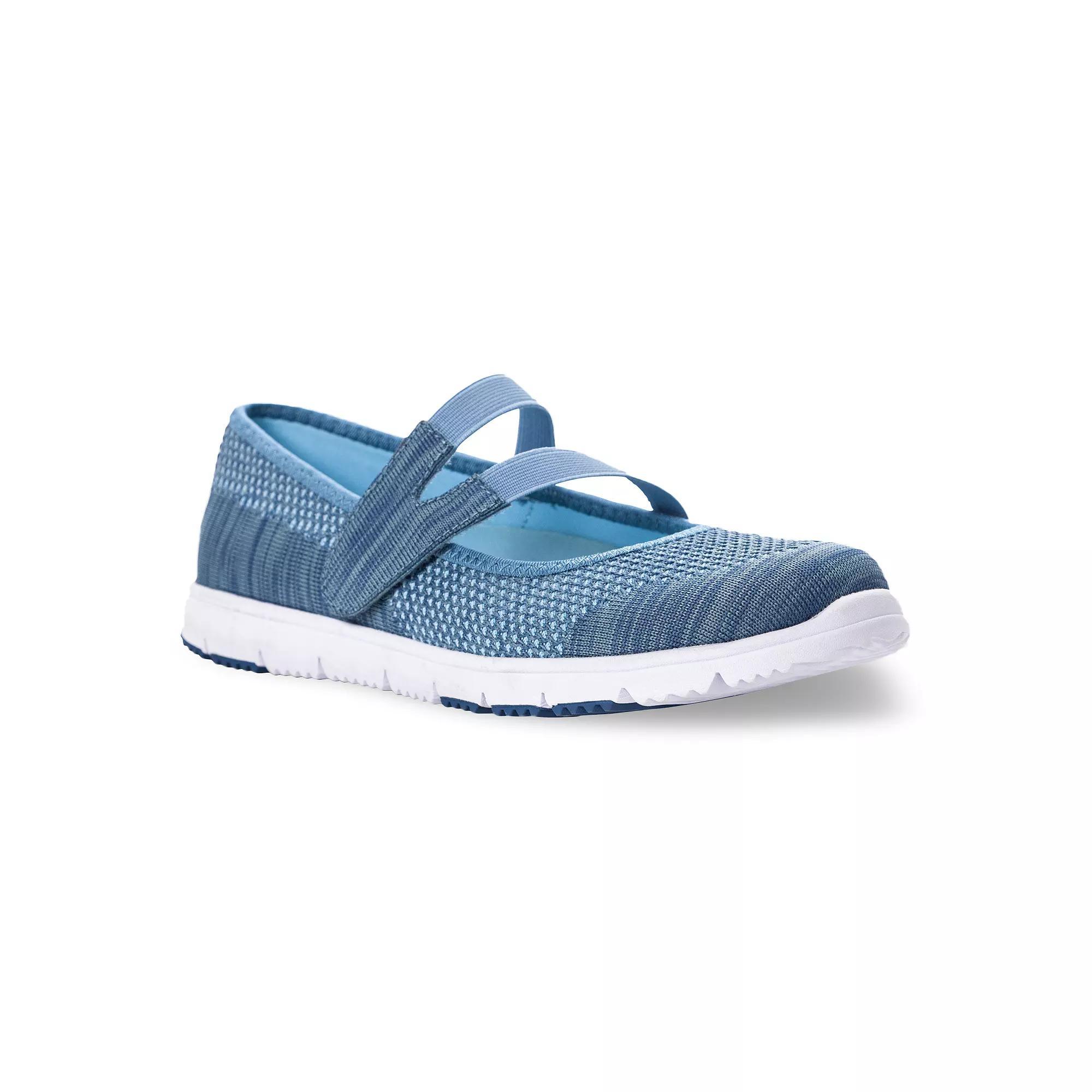 Propet TravelWalker Evo Womens Mary Jane Sneakers Blue Product Image