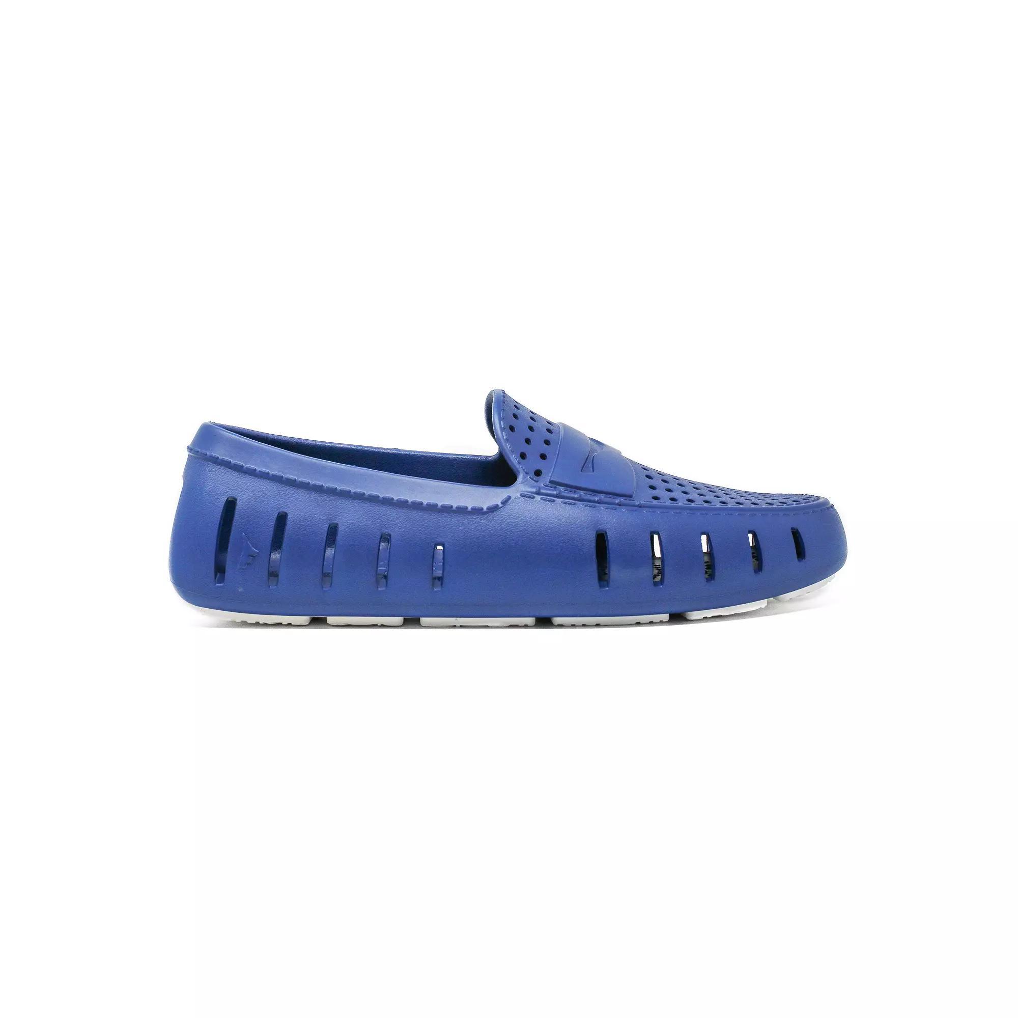 Floafers Country Club 2.0 Men's Vented Driving Moccasin Loafers, Size: 12, Blue Product Image