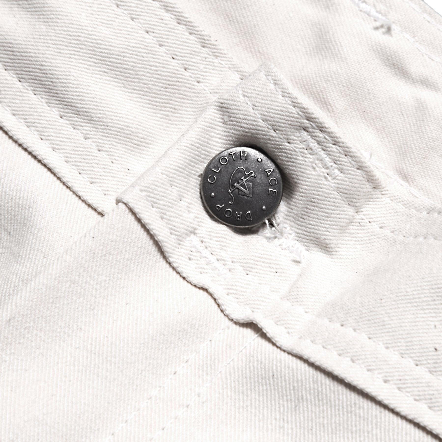 Ace Drop Cloth Tradesman Carpenter Pants - White Product Image