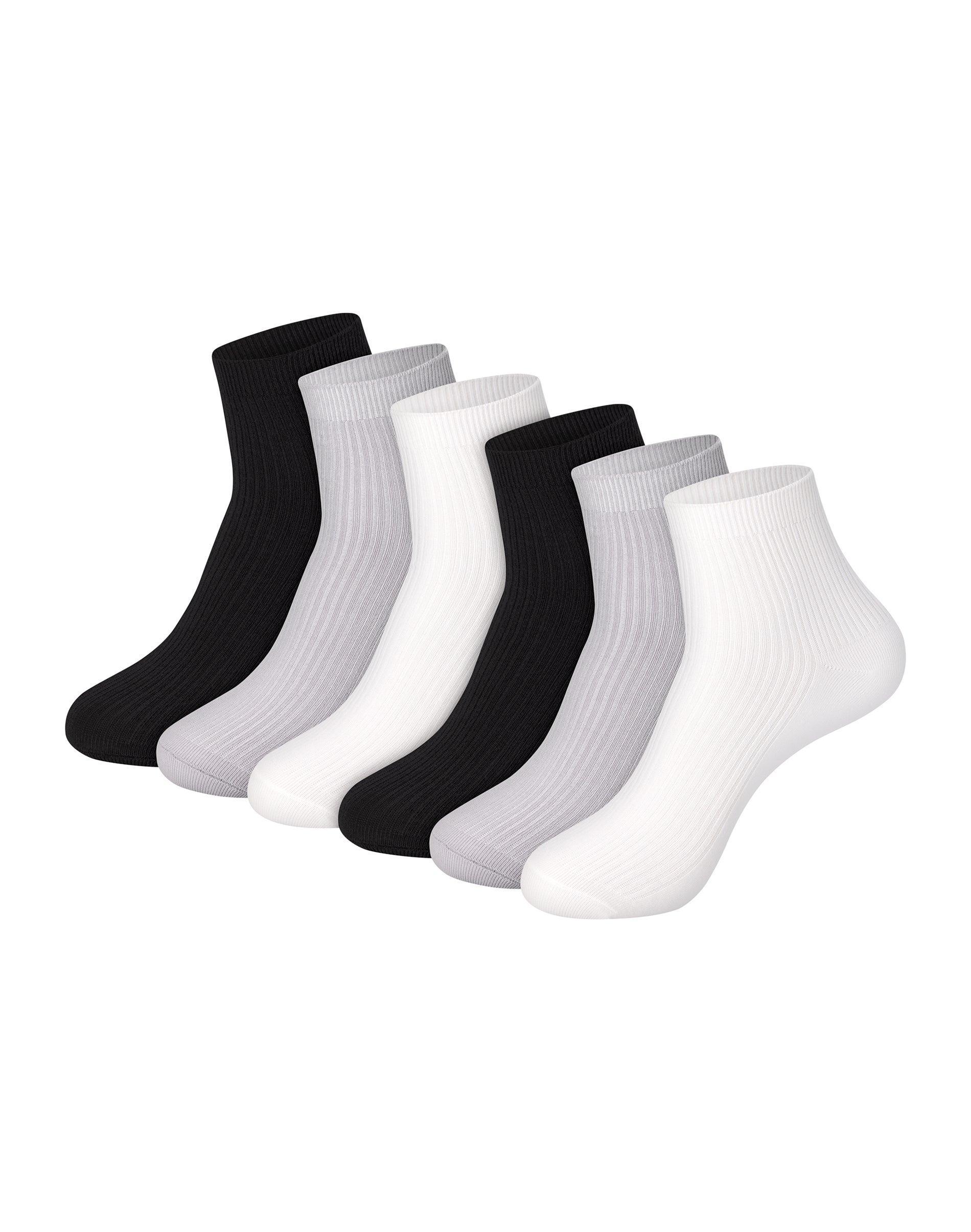 Hanes Originals Womens SuperSoft Ankle Socks, 6-Pairs Navy Rolltop 5-9 Product Image